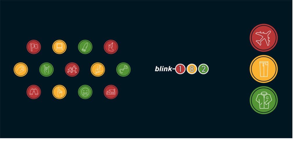 Bkink-182′ album booklet “Take Off Your Pants and Jacket”. Reinvented the teenagers’ statement at that time.